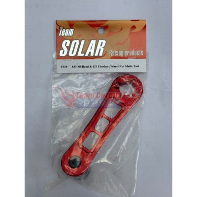 TEAM SOLAR T020 1/8 Off Road & GT Flywheel / Wheel Nut Multi - Tool